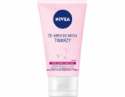 Nivea Čistící gel-krém na obličej pro suchou a citlivou pleť 150 ml