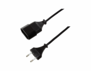 LogiLink LogiLink CP123 Euro CEE 7/16 prodlužovací napájecí kabel černý 2m - CP123