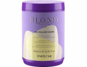 Inebrya INEBRYA_Blondesse No-Yellow Mask maska pro blond, odbarvené, melírované a šedivé vlasy 1000 ml