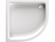 Deante Standard Plus II půlkruhová rohová sprchová vanička 90 cm x 90 cm (KTU 031B)