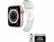 Crong Apple Watch 38/40 mm bílý pás