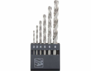Vrták Abraboro SADA VRTÁKŮ DO KOVU HSS-GS DIN 338 2 - 8 MM ABRABORO [6 KS] AB14100610 ABRABORO