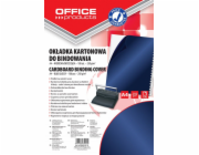 Kancelářské produkty KANCELÁŘSKÉ PRODUKTY OBÁLKY VAZEB, KARTON, A4, 250GSM, LESKLÝ, 100KS, TMAVĚ MODRÁ 20232515-11