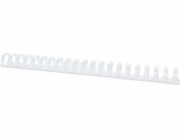 Kancelářské výrobky vázající kancelářské výrobky, A4, 25 mm (240 karet), 50 ks., Bílá