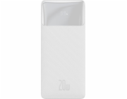 PowerBank Baseus Baseus Bipow Powerbank s rychlým nabíjení 1000 mAh 20W White (Overseas Edition) + USB -A kabel - Micro USB 0,25 m bílá (PPBD050502)