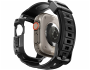 Spigen Spigen Rugged Armor Pro – Řemínek s pouzdrem pro Apple Watch Ultra 49 mm (černý)
