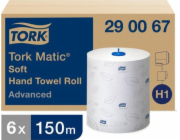 Staples Tork ručník v roli pokročilých, 2vrstvých, 600letých, bílých, lepenek 6 válců