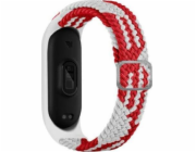 Band Beline Beline Mi 5/6 Textile Red/White Red/White