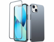 Joyroom Joyroom 360 Plné pouzdro pro iPhone 13 Zadní pouzdro a přední + šedé temperované sklo (JR-BP927 Trush)