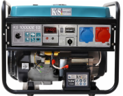 KÖNNER & SÖHNEN PETROL GENSET/GENERATOR 7 5KW 230/400V ELECTRIC START AVR VST KS10000E1/3