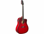 Stagg SA35 DSCE-TR, elektroakustická kytara typu Slope Shoulder Dreadnought