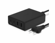 Belkin BOOST CHARGE 108W 4-portová USB-C Power Delivery GaN nástěnná nabíječka (USB-C 96W + USB-A 12W), černá