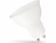 GU10 LED žárovka 230V 7,5W SMD Cold Color s MILKY GLASS WOJ+14594 SpectrumLED himp