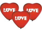 Latexové balónky GMR Love hearts - 5 ks univerzální