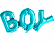 Fóliový balónek Party Deco BOY, modrý, 67x29 cm, univerzální