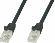 Techly TechlyPro Network Cable Patch Cord RJ45 CAT5E UTP CCA 0,5 m černá