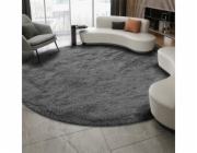 Shaggy Strado Round Carpet 180x180 Greynight (tmavě šedá) Universal