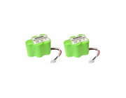 GOOWEI ENERGY Baterie Ecovacs Deebot D62, D66, D73, D76, D77, 3300mAh, sada 2 ks baterií 2x6V