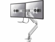 Neomounts NM-D775DX - Montážní sada - plný pohyb - pro 2 LCD displeje - stříbrná - velikost obrazovky: 10"-32" - upevnění svorkou, průchodka, upevnitelné na stůl
