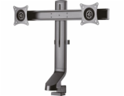 Neomounts FPMA-D860D - Montážní sada - plný pohyb - pro 2 LCD displeje - černá - velikost obrazovky: 10"-27" - upevnění svorkou, průchodka, upevnitelné na stůl