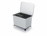 Odpadkový koš Prosperplast SYSTEMA 1x23l + 2x10l popelavý