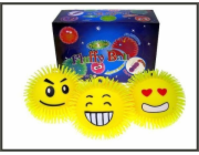 Hipo Spike Ball Smiley 20cm svítící p6 T259