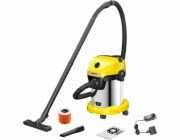 Kärcher WD 3-18 17 l Bubnový vysavač Suché a mokré 225 W Prachový sáček