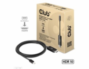 Club3D kabel miniDP 1.4 na HDMI, 4K120Hz nebo 8K60Hz HDR10+, M/M, 1.8m