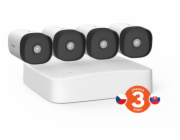 Tenda K4P-4TR Video Security PoE Kit 4MPx NVR CCTV 4CH + 4x kamera