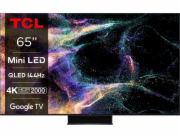 TCL 65C845 TV SMART Google TV QLED/65"/4K UHD/4400 PPI/144Hz/MiniLED/HDR10+/Dolby Vision/Dolby Atmos/DVB-T2/S2/C/VESA