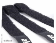 AKASA vázací sada na kabely Tidy Kit 2, 5x stahovací páska, suchý zip