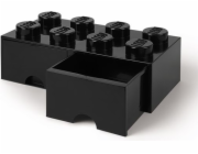 LEGO Brick Drawer 8 schwarz, Aufbewahrungsbox