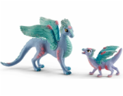 Schleich 70592 Bayala Blossom dragon mother and baby