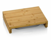 Prkénko krájecí se zásuvkou KENINA bambus 36 x 27 x 7 cm KL-12552