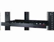 APC Horizontal Cable Manager Single-Sided with Cover - Sada kabelového vedení skříně - černá - 1U - 19" - kompatibilní s TAA - pro P/N: SMTL1000RMI2UC, SMX1000C, SMX1500RM2UC, SMX1500RM2UCNC, SMX750C,