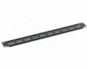 TRITON 19" záslepka 1U perforovaná oválem 36 x 6 mm, černá