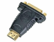 PremiumCord adaptér HDMI A - DVI-D M/F, pozlacené konektory