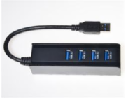 PremiumCord USB 3.0 Superspeed HUB 4-portový