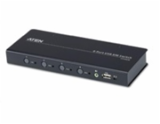 ATEN 4-port KM USB, audio, pouze klávesnice a myš