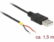 Delock Kabel USB 2.0 Typ-A samec > 2 x dráty bez konektoru 1,5 m Raspberry Pi