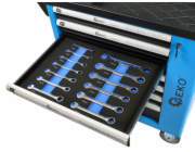 GEKO Dílenská skříňka/vozík s výbavou 243ks 7 zásuvek GEKO