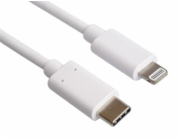 PREMIUMCORD Apple Lightning - USB-C USB nabíjecí a datový kabel MFi pro Apple iPhone/iPad, 0,5m