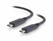 PremiumCord USB-C kabel ( USB 3.2 generation 2x2, 5A, 100W, 20Gbit/s ) černý, 1m
