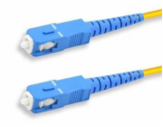 OPTIX SC/UPC-SC/UPC patchcord arm. bílý 9/125 1m 3mm B3 LSZH simplex