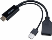 Akasa HDMI to DisplayPort Adapter Cable - Black