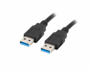 LANBERG USB-A M/M 3.0 kabel 1M černý  