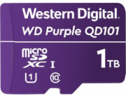 WD Purple WDD100T1P0C-85AEL0 - Paměťová karta flash - 1 TB - UHS-I U1 / Class10 - microSDXC - purpurová