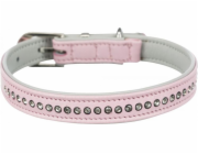 Trixie Active Comfort obojek s kamínky, pro psy, růžový, S: 23–28 cm/15 mm