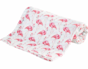 Bocioland Bambusová plenka 30x30cm Flamingos Bocioland