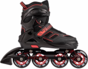 Inline brusle NILS Extreme NA14174A rekreační nastavitelné černé vel. 35-38